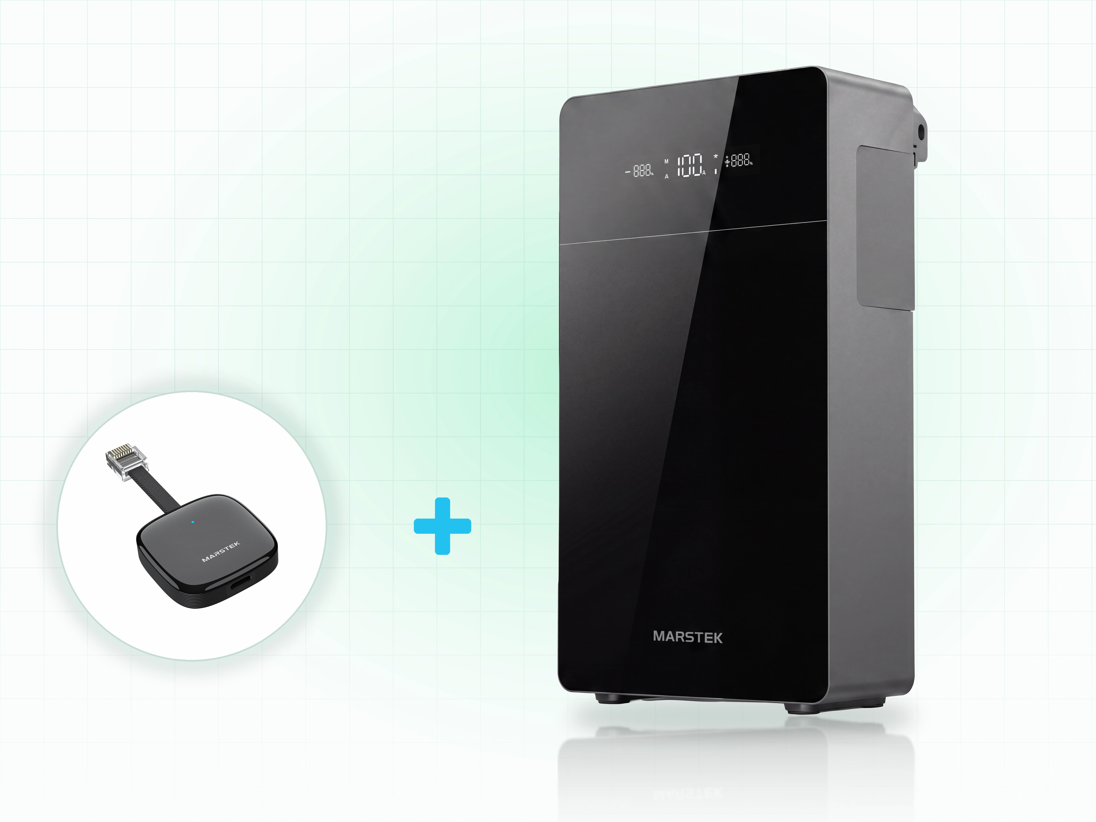 Marstek Venus E MAX thuisbatterij 10 kWh - zwarte Plug & Play LiFePO4-energieopslag