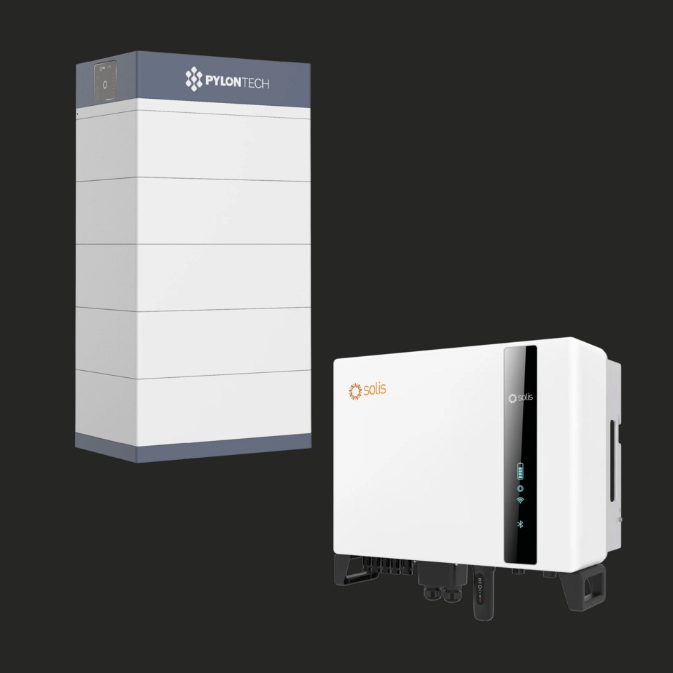 Thuisbatterijsysteem 25 kWh - PylonTech + Solis